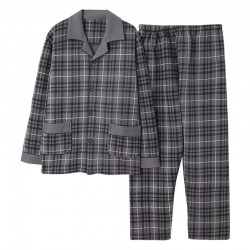 Durable Flannel Homewear in Neutral