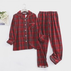 Essential Flannel Homewear in Neutral