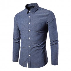 Clean Line Casual Shirt in Neutral