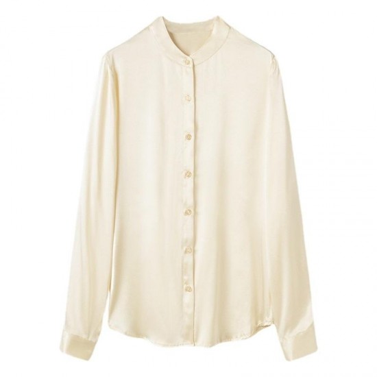 Daily Silk Shirt in Neutral