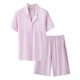 Polished Cotton Homewear Set in Neutral