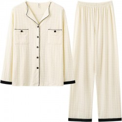 Office Ready Cotton Homewear Set in Neutral