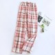Simple Flannel Homewear in Neutral